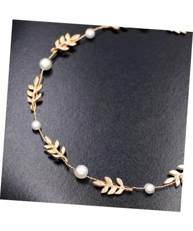 minkissy Hair Bands for Women's Hair Wedding Headband Ladies Headbands Bride Headpieces for Wedding Headwear for Women Bride Headband Gold Tiara Gold Hair Ties Bridesmaid Crystal Pearl - Buy Online on SooperMarket.com