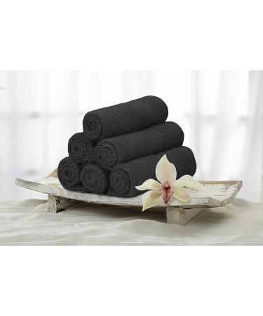 Softolle Premium Wash Cloths - Pack of 12 Luxury 100% Combed Ring Spun Cotton Face Towels - Ultra Soft & Highly Absorbent - 13 x 13 Inches - Grey - Buy Online on SooperMarket.com