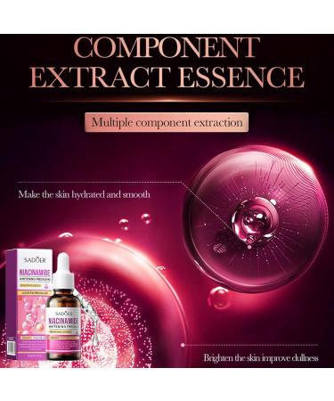Niacinamide Serum - Brightening Pore Reducer Oil Control Reduce Dark Spots - Hydrates & Repairs Hyaluronic Acid Skin Day & Night Serum Face Moisturizer Face Care - 30ML - Buy Online on SooperMarket.com