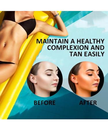 Face Tanning Drops Bronzing Drops - Self Tanning Drops for Face Instant Tan Fake Tan Streak-Free Self Tanning Drops with Aloe Vera & Plant Extracts - Face Tan Drops Liquid Facial Bronzing Solution - Buy Online on SooperMarket.com