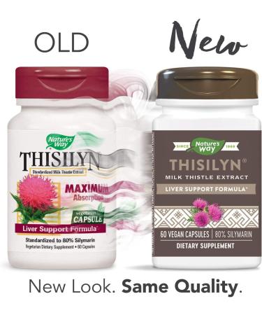 Nature's Way Thisilyn Milk Thistle Extract - Standardized Herbal Supplement for Liver Health - Buy Online on SooperMarket.com