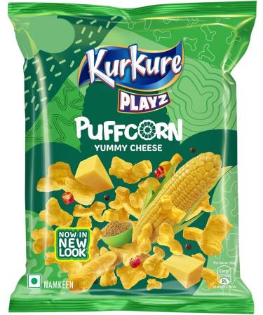 Kurkure Mix Perfect for Snacking (Pack Of 4) Delicious Tasty And Twisty Treat Tea Snacks Share With Family And Friends Sold By Kidzbuzz (Kurkure Yummy Cheese Puffcorn) - Buy Online on SooperMarket.com