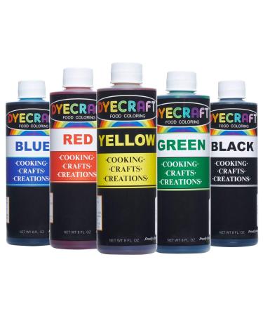 DyeCraft Red Food Coloring (8 oz) - Odorless & Tasteless Edible Dye for Baking, Cooking, Arts & Crafts - Buy Online on SooperMarket.com