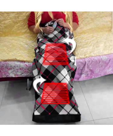 Buy Intelligent Electric Blanket - 3 Levels USB Heating Soft Plush Lightweight for Elderly - Ideal Sofa Comfort - Buy Online on SooperMarket.com