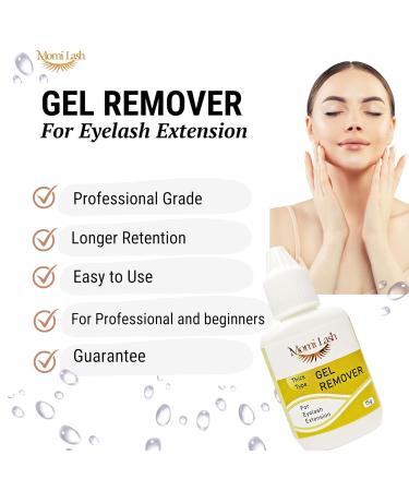 Professional Gel Remover for Eyelash Extensions - Clear & Powerful Adhesive Lash Remover for Sensitive Skin (15g) - Quick & Non-Scent Thick Type - Buy Online on SooperMarket.com