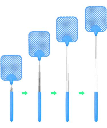Olakin Extendable Fly Swatter - Effective Insect Catcher for Flies Mosquitoes & Pests - Blue | International Shipping Available - Buy Online on SooperMarket.com
