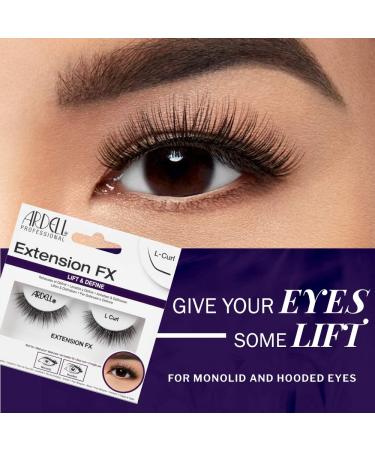 Ardell Extension FX L Curl False Eye Lashes - 4 Pack for Lifted & Defined Eyes - Buy Online on SooperMarket.com