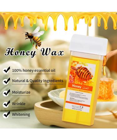 Honey Hair Removal Wax Cartridge Refills - 4 Pack for Body Waxing Legs and Arms - Buy Online on SooperMarket.com
