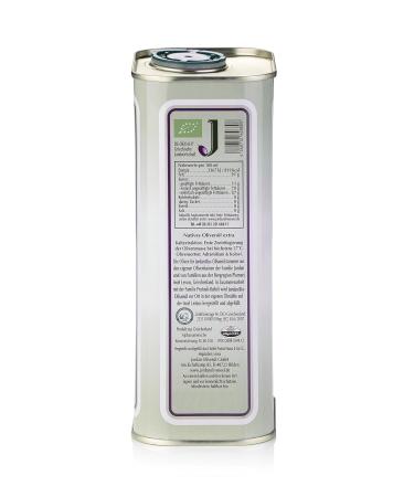 Premium Jordan Bio Olive Oil - 1L Canister | Authentic Greek Cold-Extracted Olive Oil from Lesbos | Handpicked & Certified - Buy Online on SooperMarket.com