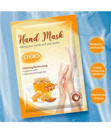 Yueci Sweetheart Hand Mask Gloves - Moisturizing Nourishing & Anti-Aging Care for Dry Cracked Hands - Buy Online on SooperMarket.com