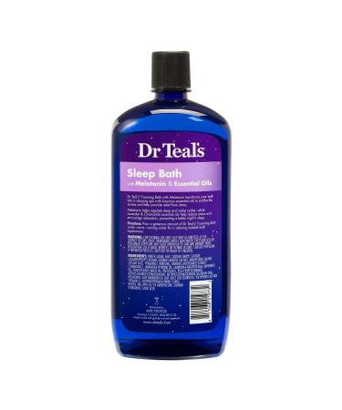 Dr Teal's Foaming Bath Combo Pack - Moisturizing Shea Butter & Almond Oil with Melatonin for Sleep - 68 fl oz Total - Buy Online on SooperMarket.com