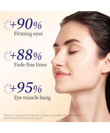 Collagen Eye Cream for Dark Circles and Puffy Eyes Instant Tightener Brighten Anti Aging Under Eye Repair Cream Hydrating Brightening Moisturiser Eye Bags Remover Wrinkle Filler Eye Serum(20g) - Buy Online on SooperMarket.com