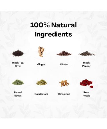 Kara | (Kadak Masala Chai Loose Leaf (50 Cups/3.5oz/100gm) | 100% Natural Ingredients - Pack of 1) - Buy Online on SooperMarket.com