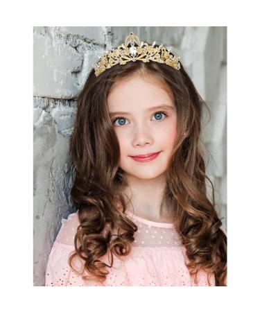 Aprince Gold Crown and Tiara | Crystal Tiaras for Women | Birthday & Bridal Headband for Wedding, Prom, Mother's Day - Buy Online on SooperMarket.com