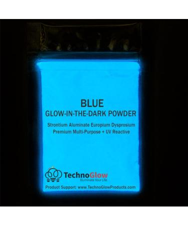 Blue Glow in The Dark Powder 30g for Resin, Epoxy, Paint, Acrylic, Slime & Glue - Buy Online on SooperMarket.com