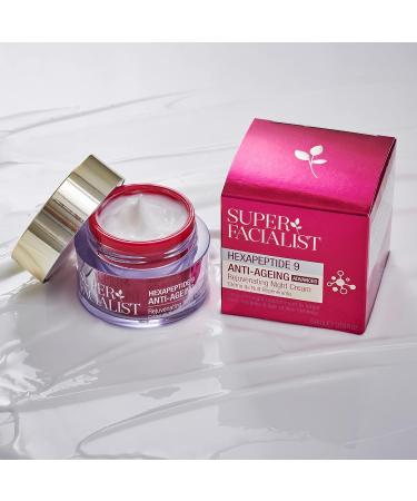 Super Facialist Hexapeptide 9 Anti-Ageing Night Cream | Advanced Rejuvenating Overnight Skin Care for Combination Skin - 50 ml - Buy Online on SooperMarket.com