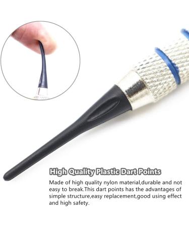 500 Pack ROOBEEO 2BA Thread Plastic Tip Dart Points with Case - Black Soft Dart Tips Replacement for Improved Accuracy - Dart Accessories - Buy Online on SooperMarket.com