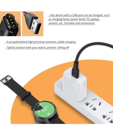 Garmin Fenix Charger - Ankky USB Data Sync Cable for Fenix 5/5S/5X/935/Vivoactive 3 - 3.3ft - Buy Online on SooperMarket.com