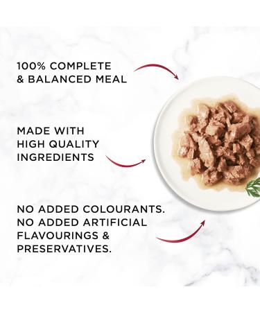 Gourmet Mon Petit Intense Tuna Salmon and Trout Adult Wet Cat Food 6x50g Pack of 8 - Buy Online on SooperMarket.com