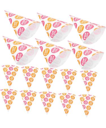 Didiseaon 200 Pcs Popcorn Bag Snack Bags for Kids Clear Treat Bags Snack Food Gifts Goodie Bag Favors Cookies Bags Party Mini Gift Bag Candy Treat Bag Mini Bag Packing Bag Paper Cone Child - Buy Online on SooperMarket.com