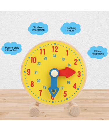 Wooden Clock Toy for Kids | Toddler Learning Time Model | Educational Toy for Children 3+ - Buy Online on SooperMarket.com