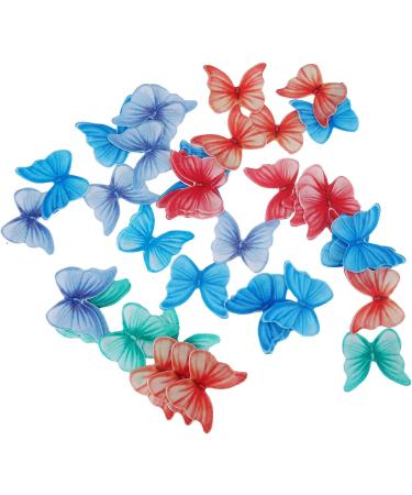 48Pcs Edible Wafer Paper Butterflies Cupcake Topper Cake Decorations Mix Edible Rice Paper Paper Cake Dessert Toppers Party Cake Decorations for Birthday Party Baby Shower Wedding Mix a - Buy Online on SooperMarket.com