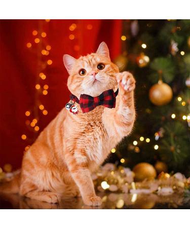 STMK Holiday Cat Bandana Collar with Bell - Festive Christmas, Thanksgiving, Halloween Design for Cats and Kittens - Buy Online on SooperMarket.com