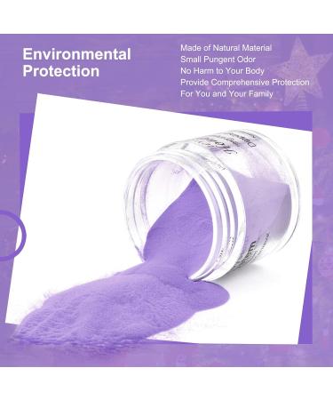 28g/Box Purple Dipping Powder - No Lamp Cure, Gel-Like Nails, Natural Dry - Nail Salon Quality - HJ-ND064B-No.56 - Buy Online on SooperMarket.com