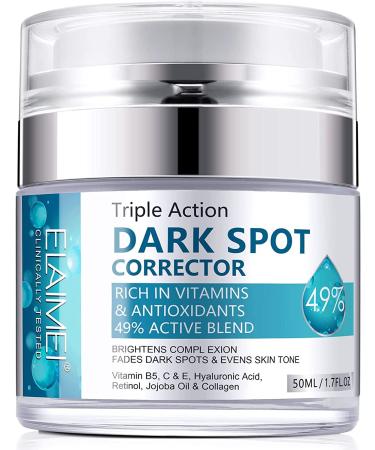 Dark Spot Remover Cream for Face & Body 50ml Dark Spot Corrector with Arbutin and Niacinamide Prevent Forming Dark Spots Fade Spots Reduces Hyperpigmentation Improve Skin Tone