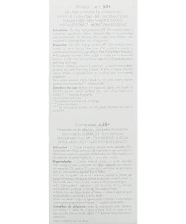 Avene Sun Care Very High Protection Mineral Cream SPF50+ 50ml - Buy Online on SooperMarket.com
