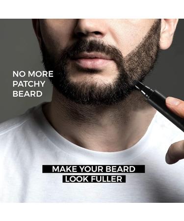 Natural Beard Filler Pencil Set - Long-Lasting Waterproof & Fashionable Beard Styling Tool for Perfect Hair & Eyebrow Definition - Buy Online on SooperMarket.com