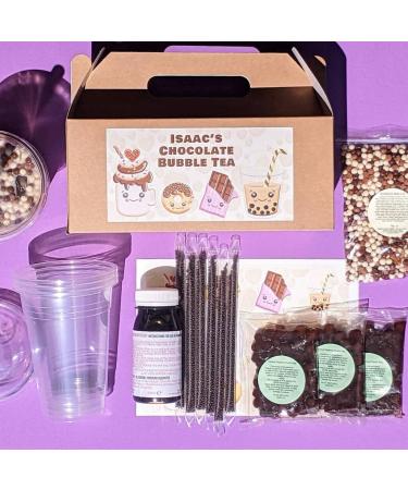 Personalised Chocolate Bubble Tea Kit - Buy Online on SooperMarket.com