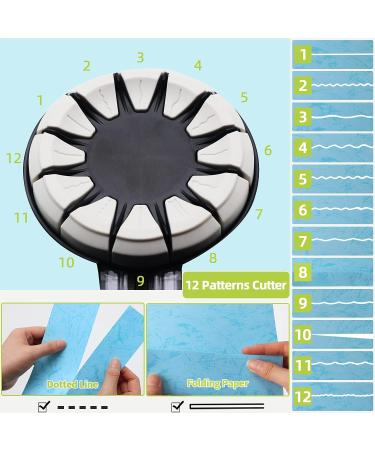 Paper Cutter  Paper Cutter for Cardstock  Paper Trimmer  Paper Slicer  Mini Paper Cutter  Paper Cutters and Trimmers  Paper Trimmer for Crafting  12-Shapes in 1 Cardstock Cutter - Buy Online on SooperMarket.com