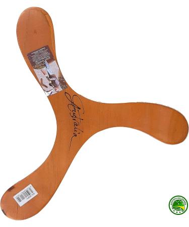 Finecraft Australia Wood Boomerang - Australian Souvenir for Kids and Adults - Buy Online on SooperMarket.com