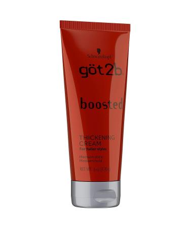 Got2b Boosted Thickening Cream 6 oz - Add Volume and Texture to Your Hair - Buy Online on SooperMarket.com