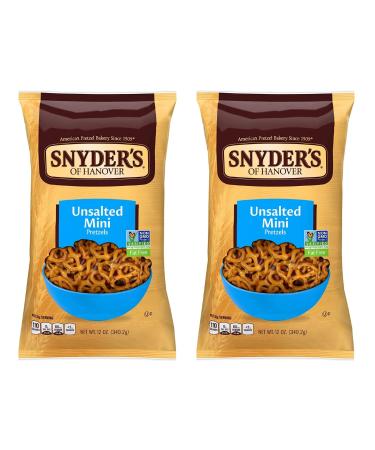 Snyder's of Hanover Mini-Unsalted Pretzel - 12 oz - 2 pk