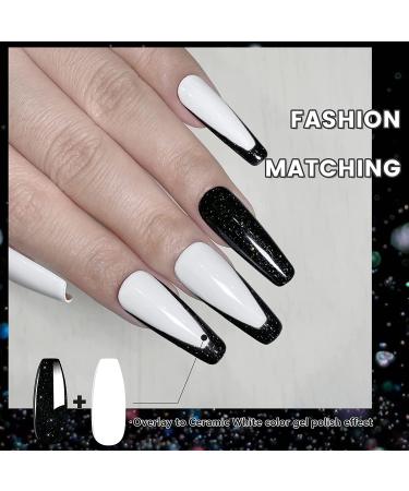 Likomey Gel Nail Polish 15ml - Colorful Black Glitter | Soak Off UV Gel for Salon & Home Manicures - Buy Online on SooperMarket.com