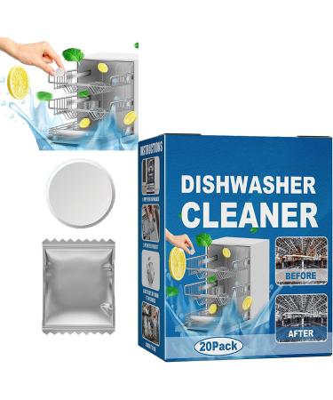 Dishwasher Tablets Dishwasher Cleaning Tablets Removes Limescale Build Up Deep Cleaning Descaler Formulated To Clean Dish Washer Tablets Natural Remover For Limescale (1box)