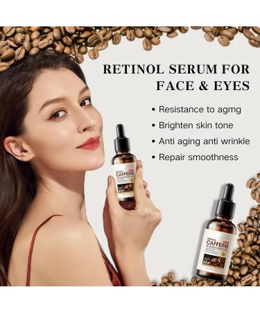 Caffeine Dark Circles Eye Serum Caffeine Serum For Anti Aging Caffeine Face Serum For Reduce Wrinkles Eye Bag Removal Serum Anti Wrinkle Serum Targets Eye Lines & Face Wrinkle 30 ml - Buy Online on SooperMarket.com