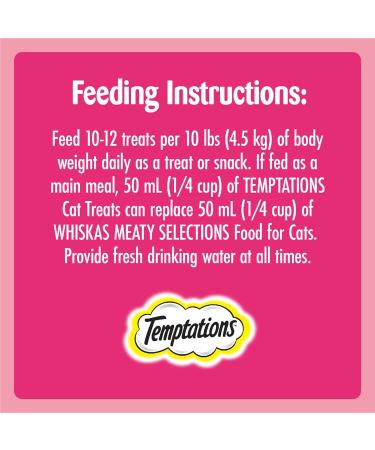 Temptations Adult Cat Treats Assorted Variety Pack 510g (6x85g Pack) 510 g (Pack of 1) Beef - Chicken - Seafood - Mix-ups Cat Treats - Buy Online on SooperMarket.com