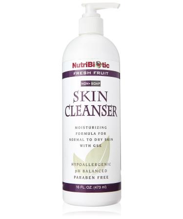 NutriBiotic Skin Cleanser Non-Soap Fresh Fruit 16 fl oz (473 ml)