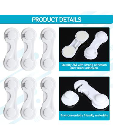 10 Pcs Kitchen Cupboard Locks for Children Adhesive Safety Locks for Cupboards Baby Locks Cupboard Child Locks Baby Safety Locks Suitable for Wardrobe Cupboard Drawer and Refrigerators - Buy Online on SooperMarket.com