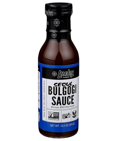 LUCKY FOODS Korean BBQ Bulgogi Sauce - 13.2 OZ | Authentic Flavor for Grilling & Marinating - Buy Online on SooperMarket.com