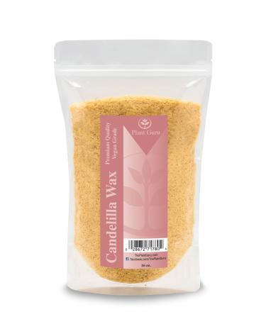 Candelilla Vegan Wax Flakes 1 lb / 16 oz 100% Pure and Natural For Skin, Face, Body and Hair DIY Creams, Lotions, Lip Balm and Soap Making Supplies. Beeswax Substitute