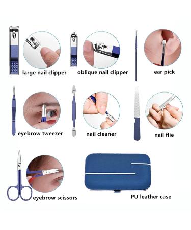 Premium Manicure Set for Men & Women | Portable Nail Clippers & Pedicure Tools | Grooming Kit | Perfect Gift for Husband & Friends - Buy Online on SooperMarket.com