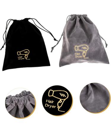 Baluue 4 Pcs Hair Dryer Bag Practical Storage Pouches Makeup Travel Bag Portable Blow Dryer Flannel - Buy Online on SooperMarket.com
