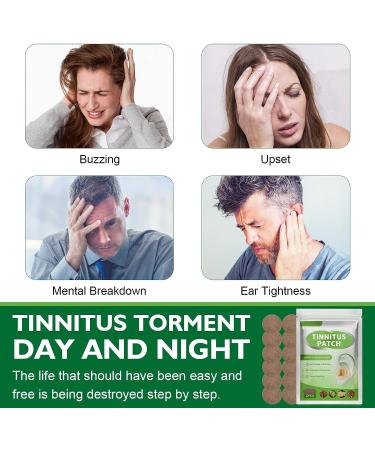 24pcs Tinnitus Relief Patches - Natural Herbal Formula for Ringing Ears - Effective Treatment, Relieves Earaches, Improves Hearing - Buy Online on SooperMarket.com