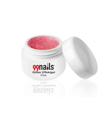 99nails Glitter Effect Gel - Pink 5ml | Buy Internationally | Fast Shipping & Quality Nail Art Supplies - Buy Online on SooperMarket.com