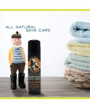 Buy Nova Scotia Fisherman Beard Balm - Non-Greasy Vegetarian Natural Ingredients Sable Island Spice | 17g | Prevent Dry Skin & Breakouts Internationally - Buy Online on SooperMarket.com