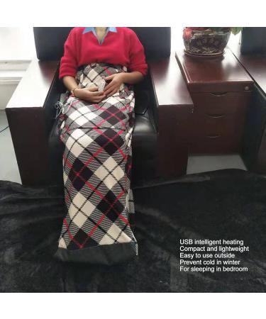 Buy Intelligent Electric Blanket - 3 Levels USB Heating Soft Plush Lightweight for Elderly - Ideal Sofa Comfort - Buy Online on SooperMarket.com